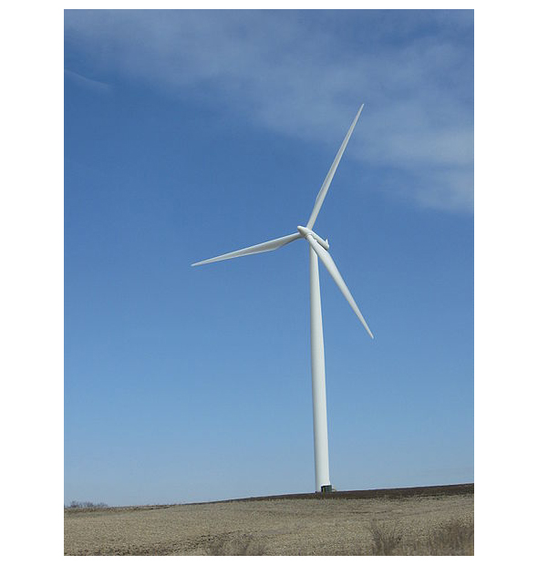 Wind turbine near Walnut, Iowa